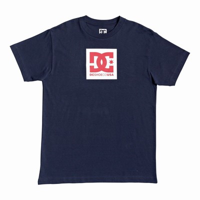 DC Square Star Kid's Navy T-Shirt Australia Online FCV-476